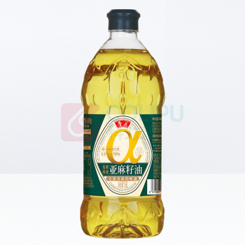 鲁花 压榨特香亚麻籽油 1.6L/瓶 6瓶/箱