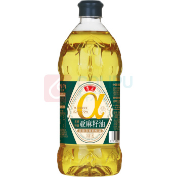 鲁花 压榨特香亚麻籽油 1.6L/瓶 6瓶/箱