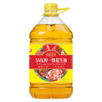 鲁花 香味家族系列 5S压榨一级花生油 4L/桶 4桶/箱