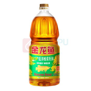金龙鱼 纯香低芥酸菜籽油 1.8L/桶 6桶/箱 (非转基因)