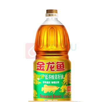 金龙鱼 纯香低芥酸菜籽油 1.8L/桶 6桶/箱 (非转基因)
