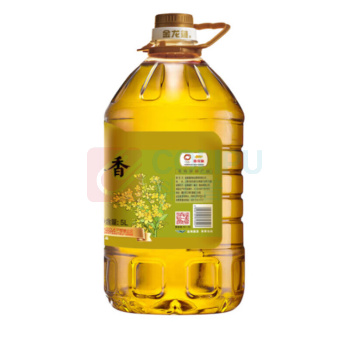 金龙鱼 压榨本香菜籽油 5L/桶 4桶/箱 (非转基因)