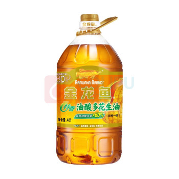 金龙鱼 特香油酸多花生油 4L/桶 4桶/箱