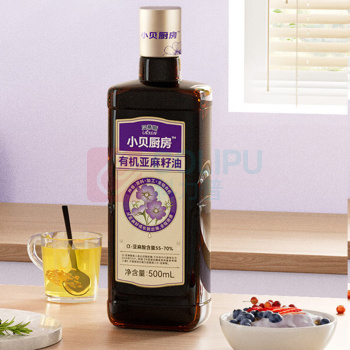 贝蒂斯 BETIS 有机亚麻籽油 500ML*2
