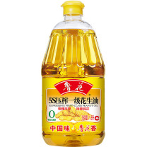 鲁花 5S压榨 一级花生油 1.8L 