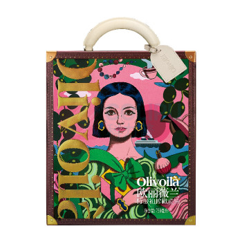 欧丽薇兰 Olivoila 特级初榨橄榄油简装礼盒 750ml*2/盒 6盒/箱 (偏远地区运费另算)