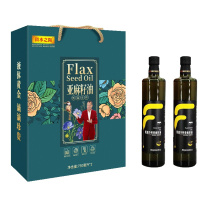 資水之陽 低温冷榨亚麻籽油 750ml*2 