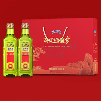 贝蒂斯 BETIS 食用植物调和油(葵花橄榄) 468ml*2礼盒
