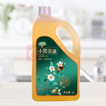 润心 有机小果山茶油 低温冷榨油茶籽油 2L装