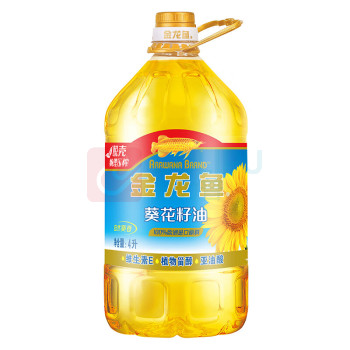 金龙鱼 食用油 自然葵香葵花籽油 4L(新老包装随机发货)