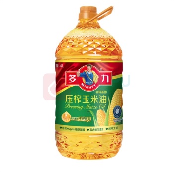 多力 MIGHTY 非转基因食用油 压榨玉米胚芽油 4L/桶