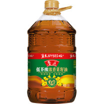 鲁花 非转基因食用油 低芥酸浓香菜籽油 6.18L桶装