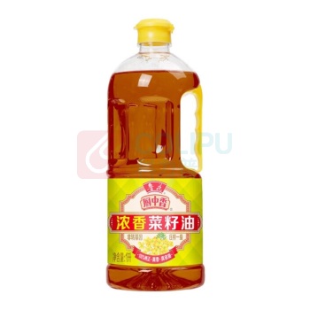 鲁花 厨中香浓香菜籽油 1L