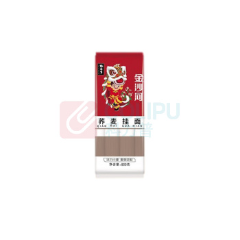 金沙河 禧福迎面挂面礼盒 A 2400g 金沙河粮佰年荞麦挂面800g,金沙河粮佰年菠菜挂面800g,金沙河粮佰年鸡蛋挂面800g