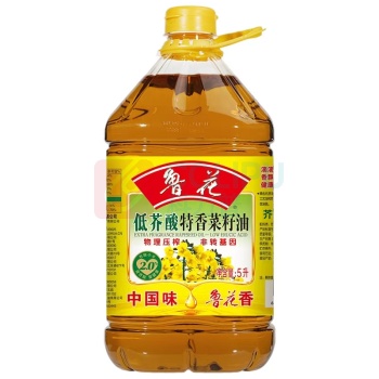 鲁花 菜籽油 5L*4桶 非转基因