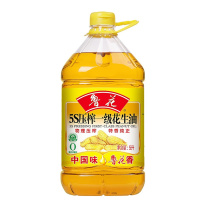 鲁花 食用油 5S 压榨一级花生油 5L