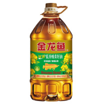 金龙鱼 食用油 非转基因 物理压榨 纯香低芥酸菜籽油 5L