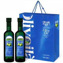 欧丽薇兰 Olivoila 纯正橄榄油 地中海云系列 按(盒)销售 500ml 2瓶