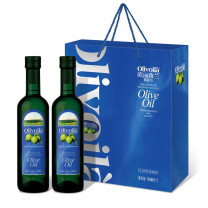 欧丽薇兰 Olivoila 纯正橄榄油礼盒 云系列 500ml*2