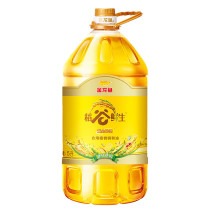金龙鱼 黄金比例稻谷鲜生食用植物调和油 5L/桶 4桶/箱