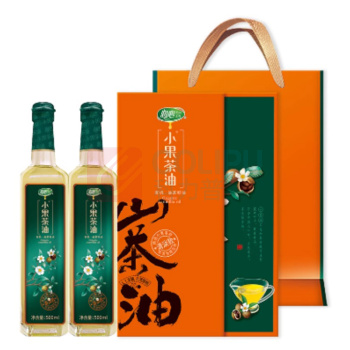 润心 有机小果茶油 压榨一级 500ML*2礼盒装