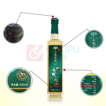 润心 有机小果茶油 压榨一级 500ML*2礼盒装