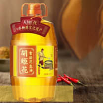 胡姬花 压榨一级古法花生油 4L/桶 4桶/箱