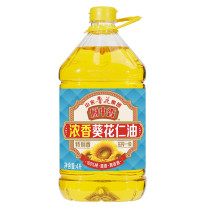 鲁花 厨中香浓香葵花仁油 4L