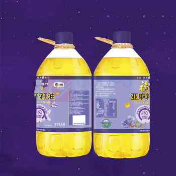 中粮福临门 营养家亚麻籽油 5L