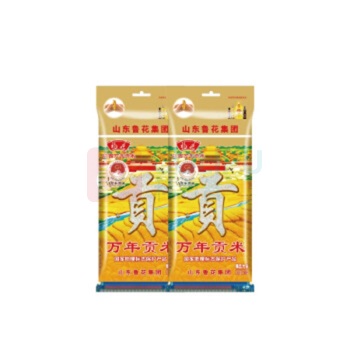 鲁花 食用油 瑞彩丰年礼盒A款 2.67L+1kg