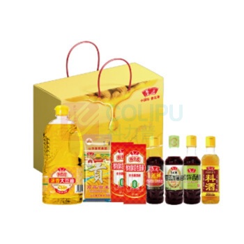 鲁花 食用油 瑞彩丰年礼盒B款 2.57L+1.1kg