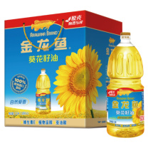 金龙鱼 自然葵香葵花籽油 1.8L*4瓶 脱壳压榨