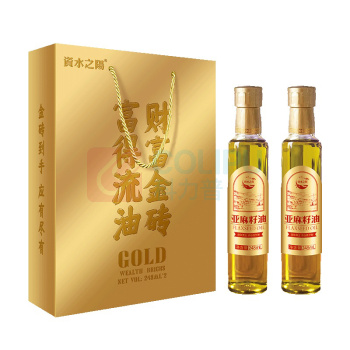 資水之陽 亚麻籽油礼盒 富得流油