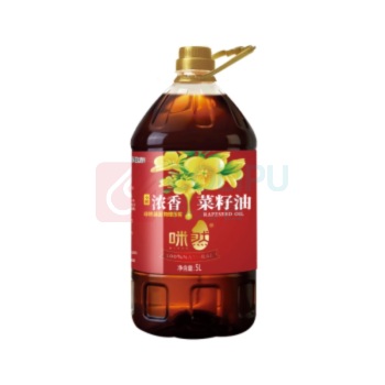 咪然 非转基因菜籽油 小榨浓香 5L