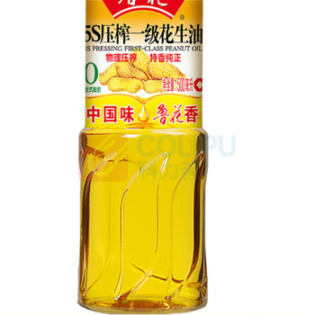 鲁花 5S压榨一级花生油 500ml/瓶