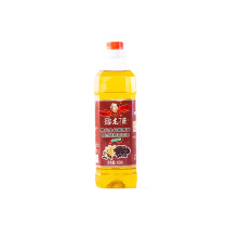豫老汉 食用植物调和油 黑花生初榨原香 900ml