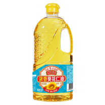 鲁花 压榨一级浓香葵花仁油 厨中香 1.6L