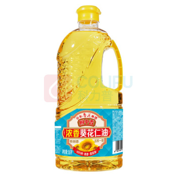鲁花 压榨一级浓香葵花仁油 厨中香 1.6L