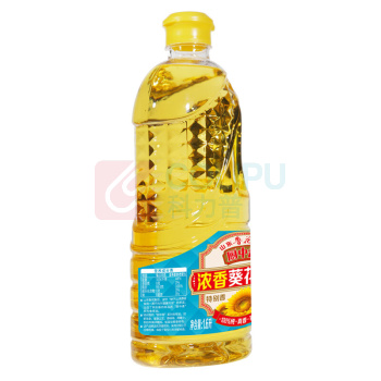 鲁花 压榨一级浓香葵花仁油 厨中香 1.6L
