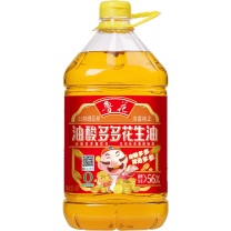 鲁花 5S压榨浓香花生油 油酸多多 4L