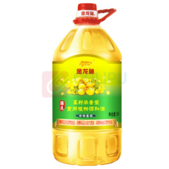 金龙鱼 食用植物调和油 臻选菜籽浓香型 5L 非转基因
