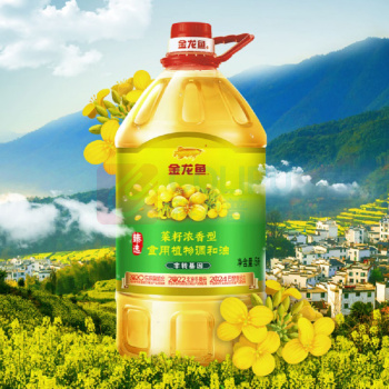 金龙鱼 食用植物调和油 臻选菜籽浓香型 5L 非转基因