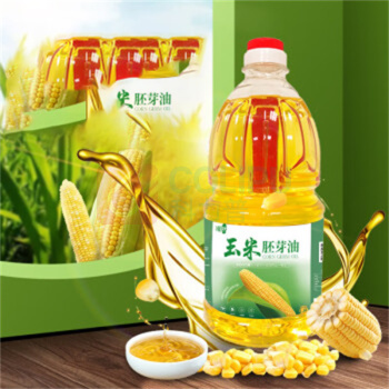 咪然 家用食用油玉米油 非转基因 玉米胚芽油 1.8L