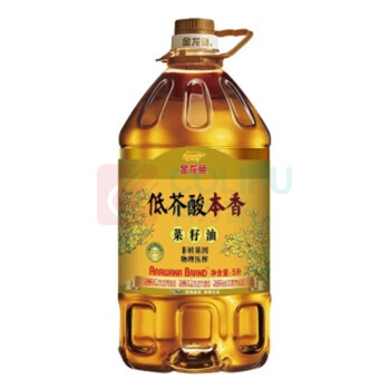 金龙鱼 低芥酸本香 菜籽油 5L