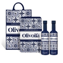 欧丽薇兰 Olivoila 品鉴级特级初榨橄榄油【铁盒装】 500ml*2