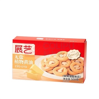 展艺 无盐植物黄油 500g/盒