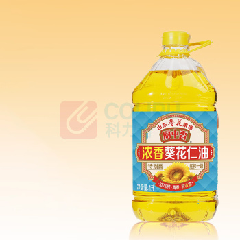 鲁花 厨中香浓香葵花仁油 4L