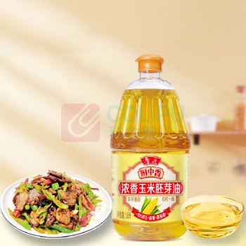 鲁花 厨中香浓香玉米胚芽油 1.8L