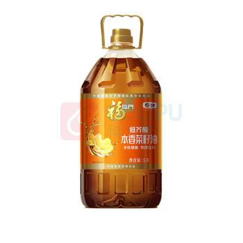 中粮福临门 低芥酸非转基因本香菜籽油 5L/瓶