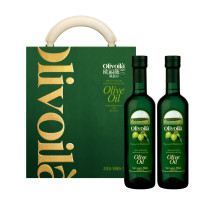 欧丽薇兰 Olivoila 纯正橄榄油 精选礼盒 500MLx2